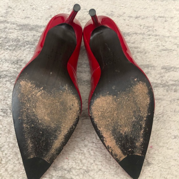 Stuart Weitzman red patent leather pumps - 6M - Picture 6 of 8